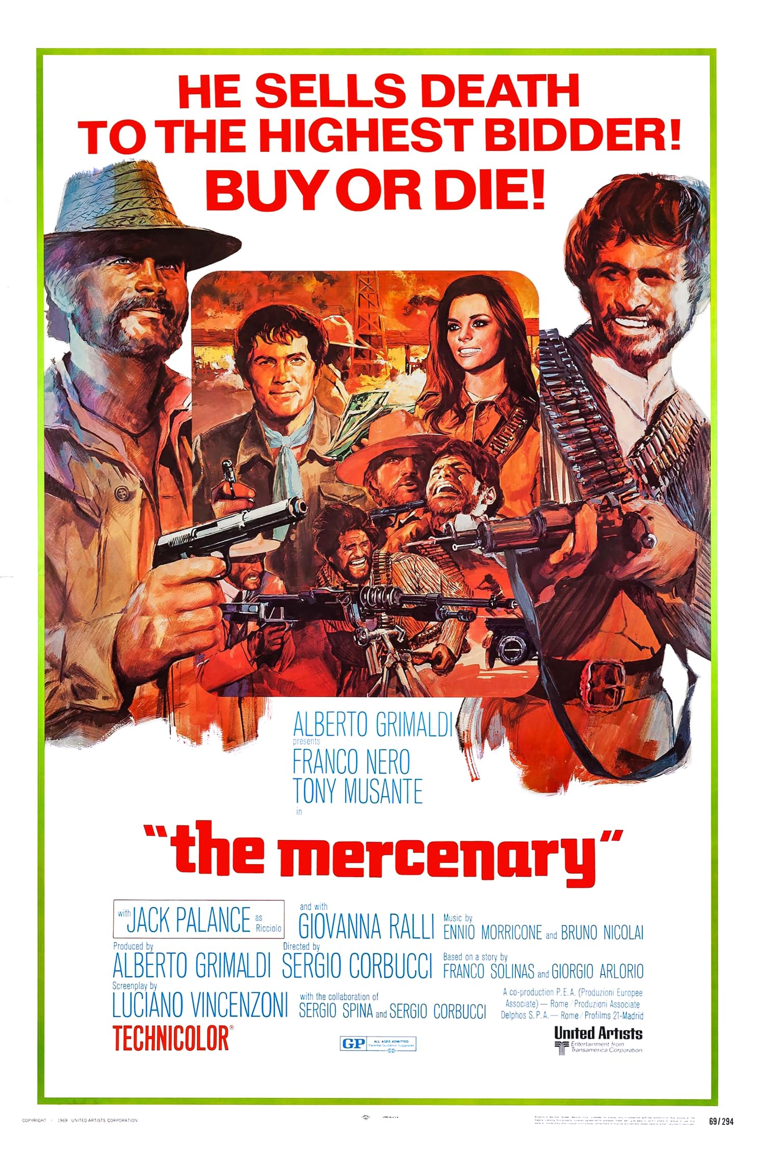 The Mercenary (Il mercenario) (Revenge of a Gunfighter)